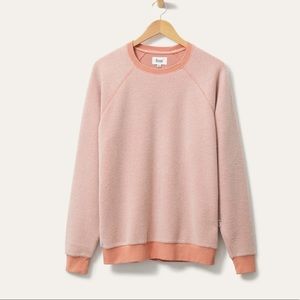 FEAT crewneck sweater shirt- nude rose